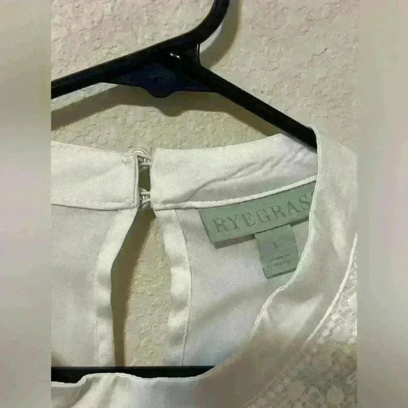 Ryegrass Ivory Tassel Boho Victorian Blouse Large NWT Love Bowery Poplin - Picture 6 of 11